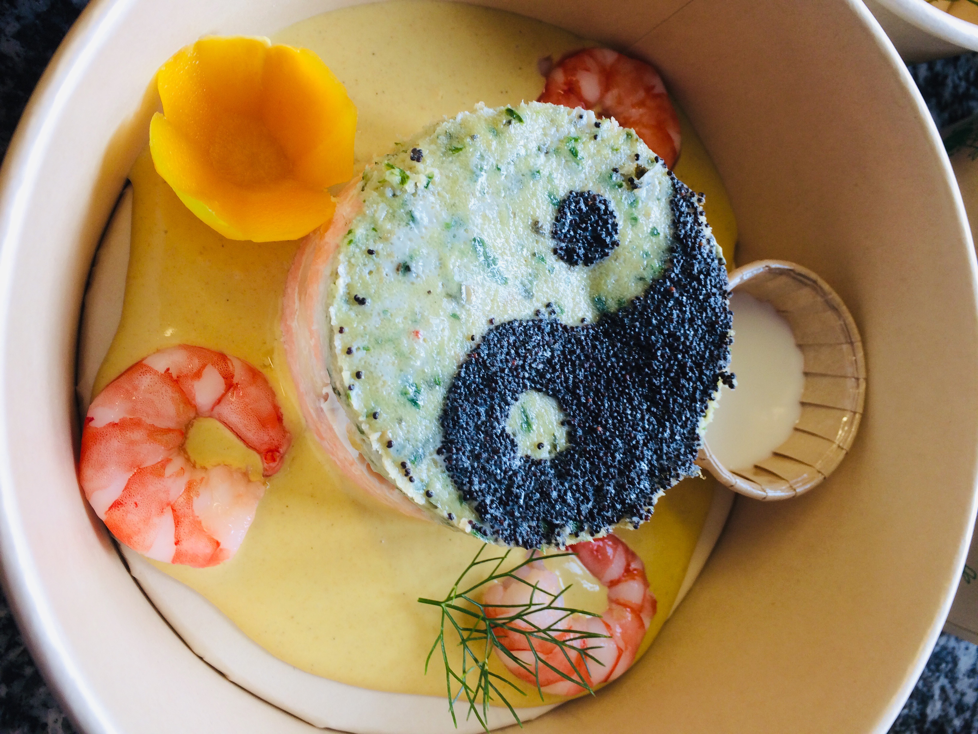Ying et yang de saumon